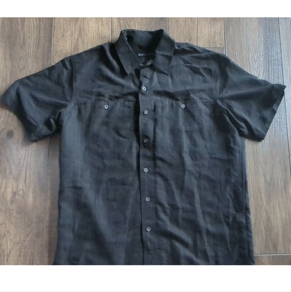 5.11 Tactical Series Mens Button Up Black Size Large Covert Casual Shirt NWT - Picture 2 of 14
